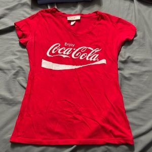 Red Coca Cola shirt